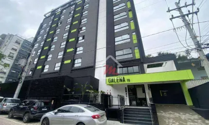 Apartamento com 1 dormitório à venda, 24 m² por r$ 335.000,00 - centro (blumenau) - blumenau/sc