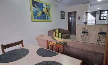 Apartamento com amplo dormitório à venda, 55 m² por R$ 340.000 - Massaguaçu - Caraguatatuba/SP