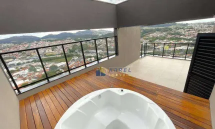 COBERTURA DUPLEX com 172m², 3 Suítes, 3 Vagas, 2 Varandas à VENDA no ED. QUARTIER EXCLUSIVE RESIDENCES no CENTRO de BRAGANÇA PAULISTA!