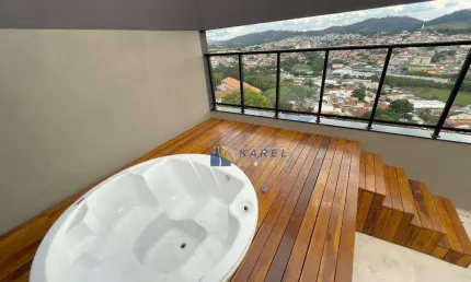 COBERTURA DUPLEX com 172m², 3 Suítes, 3 Vagas, 2 Varandas à VENDA no ED. QUARTIER EXCLUSIVE RESIDENCES no CENTRO de BRAGANÇA PAULISTA!