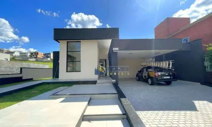 CASA TÉRREA NOVA à VENDA com 3 Suítes, Quintal Gramado com Piscina e Área Gourmet, em CONDOMÍNIO FECHADO TERRAS DE SANTA CRUZ em BRAGANÇA PAULISTA