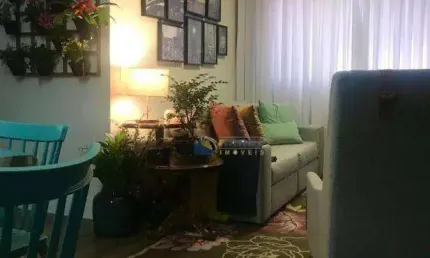 Apto á venda mobiliado de 2 dorm, 60m ² na cidade ademar no condomínio cote d  azur!!