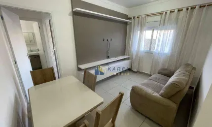 Apto mobiliado com 1 suíte, sala com lavabo, 1 vaga para venda ou locação no centro de bragança paulista!