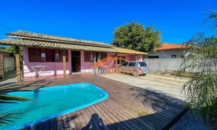 Casa com 2 quartos à venda na Avenida Cônego Itamar Luiz da Costa, 264, Povoado de Nova Brasília, Imbituba, 50 m2 por R$ 320.000