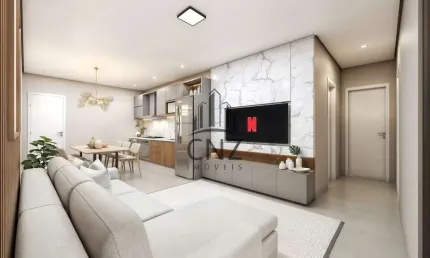 Apartamento à venda em Brusque-SC, bairro Azambuja: 2 quartos, 1 suíte, 2 salas, 2 banheiros, 1 vaga, 72,46m².