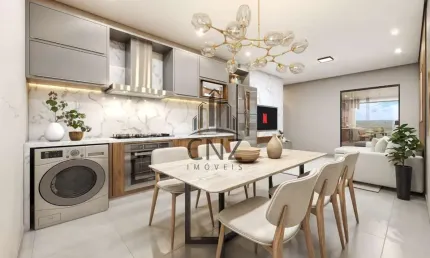 Imperdível: Apartamento à venda em Brusque-SC, 2 quartos, 2 salas, 1 banheiro, 1 vaga, 62m² - Bairro Azambuja!