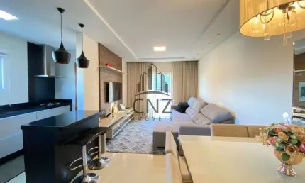 Apartamento de alto padrão à venda em Brusque-SC, bairro Guarani - 3 quartos, 1 suíte, 2 salas, 2 banheiros, 2 vagas, 94m².