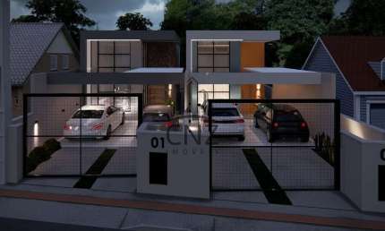 Imperdível! Casa à venda em Brusque-SC, bairro São Pedro, 2 quartos, 2 suítes, 2 salas, 3 banheiros, 2 vagas, 102m².