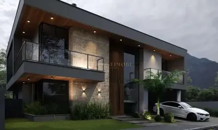 Casa em condomínio fechado com 3 quartos à venda na Rua Lagoinha, 1, Pedra Branca, Palhoça por R$ 3.684.000