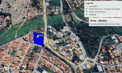 Área à venda, 7328 m² por r$ 9.200.000,00 - belém - taubaté/sp