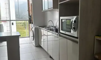 Apartamento garden, mobiliado, home club, condomínio fechado, porto belo