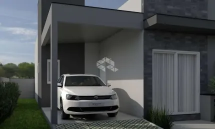 CASA GEMINADA COM 2 DORMITÓRIOS E SUÍTE À VENDA EM PENHA SC