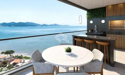 Apartamento vista mar 3 suítes a poucos metros da praia no perequê