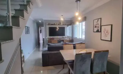 Cobertura com 2 dormitórios à venda, 120 m² por r$ 530.000,00 - parque são vicente - mauá/sp