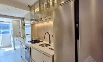 Apartamento com 2 dormitórios à venda, 44 m² por R$ 369.900,00 - Campestre - Santo André/SP