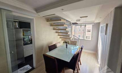 Cobertura com 2 dormitórios à venda, 92 m² por R$ 380.000,00 - Parque São Vicente - Mauá/SP