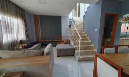 Condomínio Contemporâneo - Casa (Sobrado) Mobiliada para venda com 3 quartos - Taubaté/SP