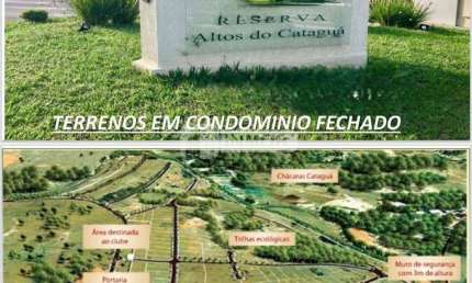 Condomínio Reserva Altos do Cataguá - Terreno com 1085 m² em Taubaté/SP.
