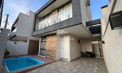 Triplex com 1 Suíte e Piscina à Venda, Sai Mirim - Itapoá