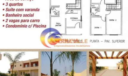 Casa em condomínio para venda em santana de parnaíba, jardim professor benoá, 3 dormitórios, 1 suíte, 1 banheiro