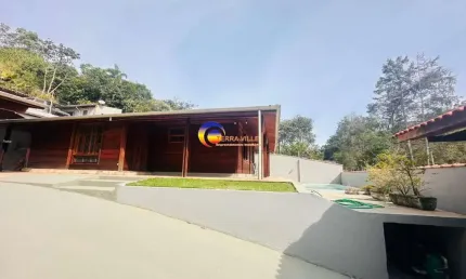 Casa para Locação em Santana de Parnaíba, Residencial Santa Helena - Gleba Ii, 2 dormitórios, 1 suíte, 2 banheiros, 7 vagas