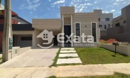 Casa nova com 03 dormitorios no condominio Terras de Sao Francisco