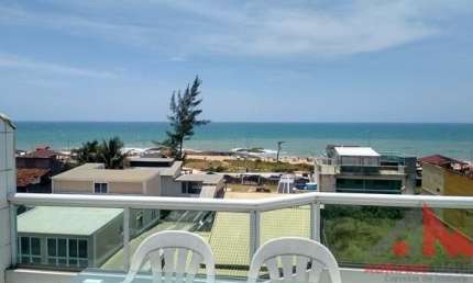 Oportunidade de cobertura triplex 3 suítes em Costazul - Rio das Ostras - Vista total do mar