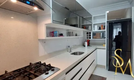 Apartamento de dois dormitórios com suíte em campinas, são josé/sc