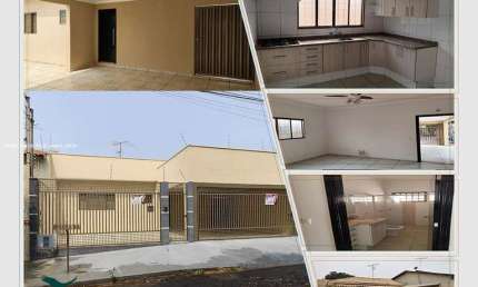 Casa para Venda em Presidente Prudente, Parque Residencial Carandá, 3 dormitórios, 1 suíte, 2 banheiros, 2 vagas