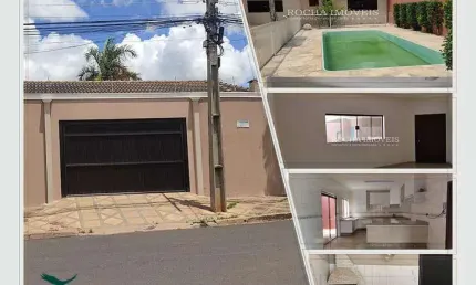 Casa para Venda em Presidente Prudente, Residencial Florenza, 3 dormitórios, 1 suíte, 3 banheiros, 3 vagas
