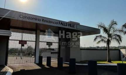 Terreno plano à venda em condomínio fechado no Jardim Claudia em Foz de Iguaçu/PR