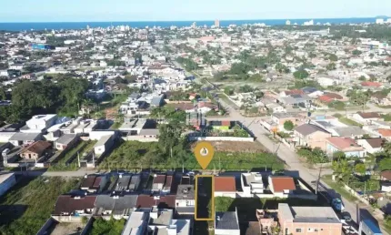 Terreno pronto para construir com180m² (6x30) no balneário são josé!