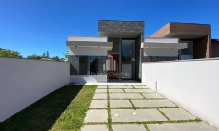 Casa nova na Barra do Sai, 95m², 03 dormitórios (Sendo 01 Suíte)