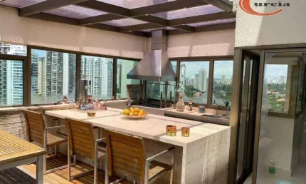 Cobertura com 3 dormitórios à venda, 240 m² por R$ 3.990.000,00 - Brooklin - São Paulo/SP