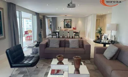 Apartamento com 4 dormitórios, 380 m² - venda por r$ 10.900.000,00 ou aluguel por r$ 58.800,00/mês - campo belo - são paulo/sp