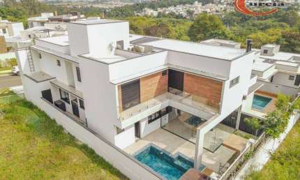 Sobrado em condómino fechado com 4 dormitórios à venda, 358 m² por R$ 4.500.000 - Residencial Duas Marias - Indaiatuba/SP