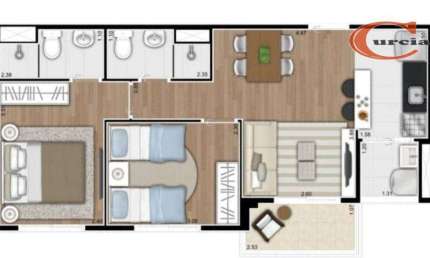 Apartamento com 2 dormitórios à venda, 49 m² por R$ 649.000,00 - Bela Vista - São Paulo/SP