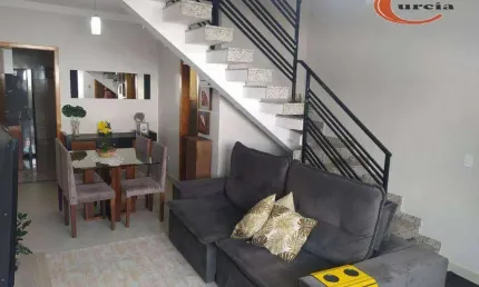 Sobrado em condomínio fechado com 3 dormitórios à venda, 101 m² por R$ 660.000 - Vila Rosa - São Paulo/SP
