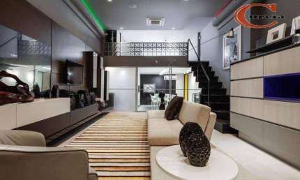Loft porteira fechada com 2 dormitórios à venda, 215 m² por R$ 1.800.000 - Moema - São Paulo/SP