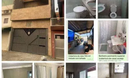 Sobrado com 3 dormitórios à venda, 185 m² por R$ 395.000,00 - Jardim Nossa Senhora de Fátima - São Bernardo do Campo/SP