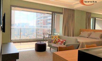 Apartamento com 1 dormitório à venda, 43 m² por R$ 800.000,00 - Brooklin Paulista - São Paulo/SP