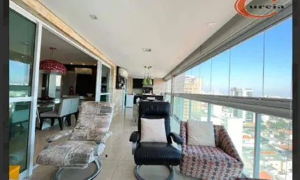 Apartamento com 3 dormitórios à venda, 205 m² por R$ 3.800.000,00 - Mirandópolis - São Paulo/SP