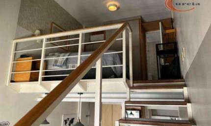 Apartamento Duplex com 1 dormitório à venda por R$ 750.000,00 - Moema - São Paulo/SP
