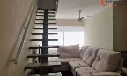 Cobertura com 3 dormitórios à venda, 137 m² por r$ 850.000 - vila guarani zona sul - são paulo/sp