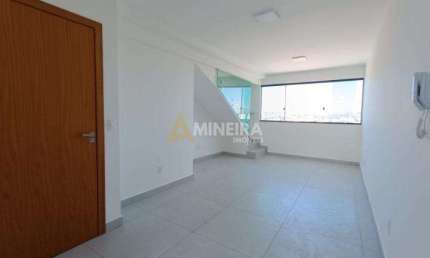 Cobertura para alugar 2 quartos c suíte - 130mt -(armários e box)- Bairro Havaí/BH