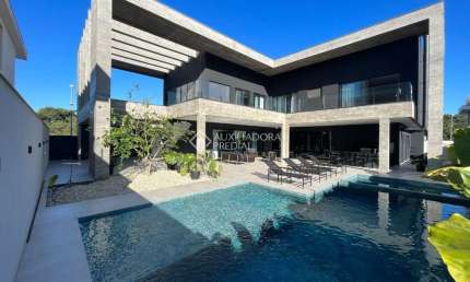 Casa em condomínio fechado com 5 quartos à venda na Rua das Baúnas, 53, Jurerê Internacional, Florianópolis, 513 m2 por R$ 13.500.000