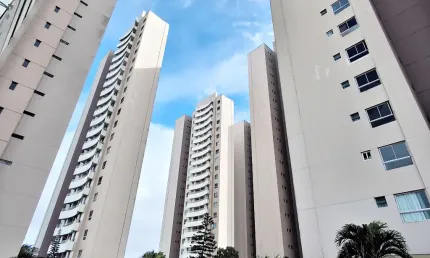 Apartamento para locação com 03 quartos, sendo 01 (uma) suíte no Condomínio Natture, bairro da Candelária
