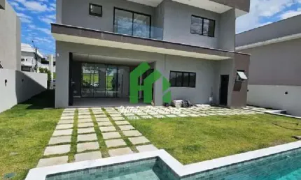 Casa em condomínio fechado com 4 quartos à venda na alphaville litoral norte 1, alphaville (abrantes), camaçari, 275 m2 por r$ 2.850.000