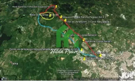 Imperdível sítio à venda em camaçari-ba, bairro de abrantes com 175.546m² de área