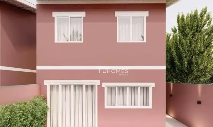 Sobrado com 3 dormitórios à venda, 83 m² por R$ 748.000,00 - Condomínio Residencial Flamboyant - Indaiatuba/SP